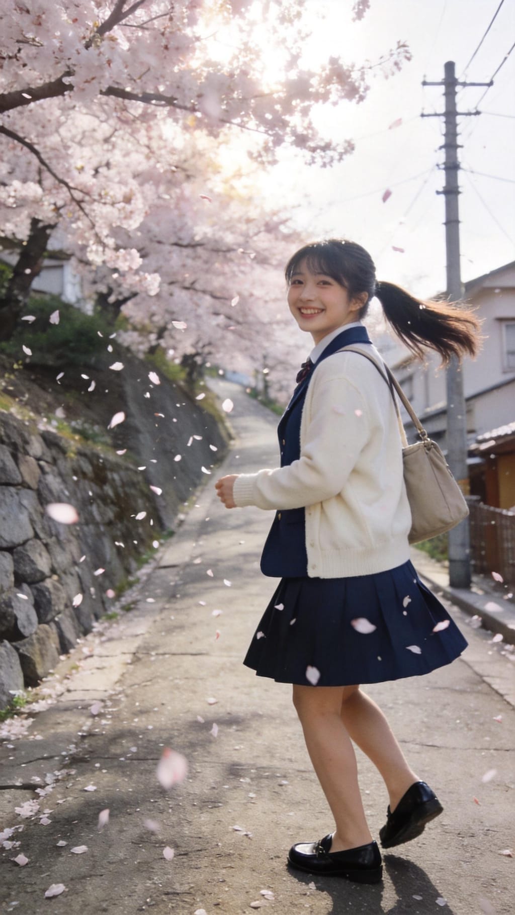 Dancing Through Cherry Blossoms