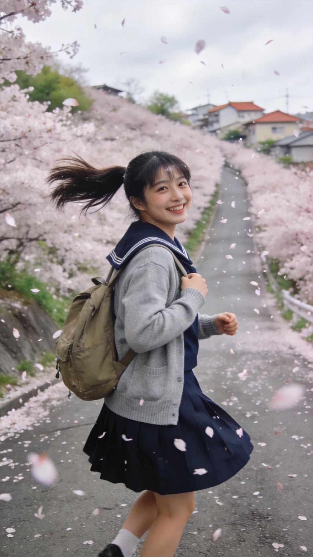 Dancing Through Cherry Blossoms