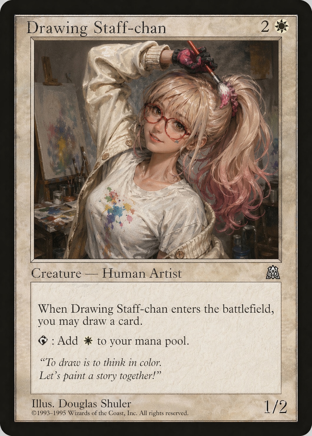 MTG風 スタッフちゃん | の人気AIイラスト・グラビア