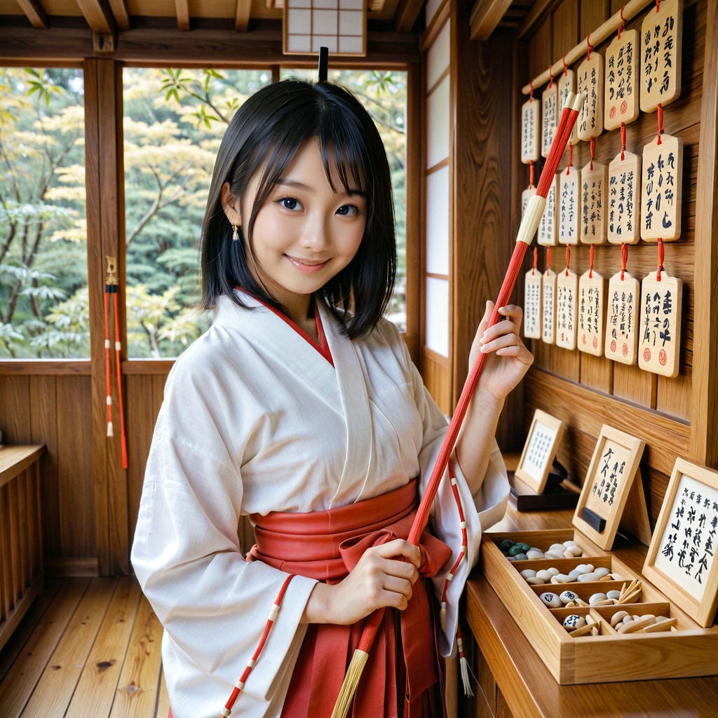 今日は巫女さん