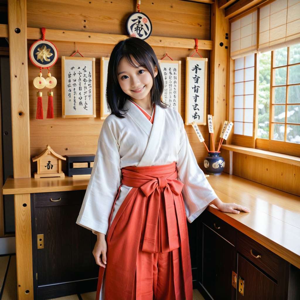今日は巫女さん