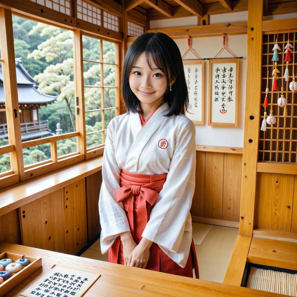 今日は巫女さん