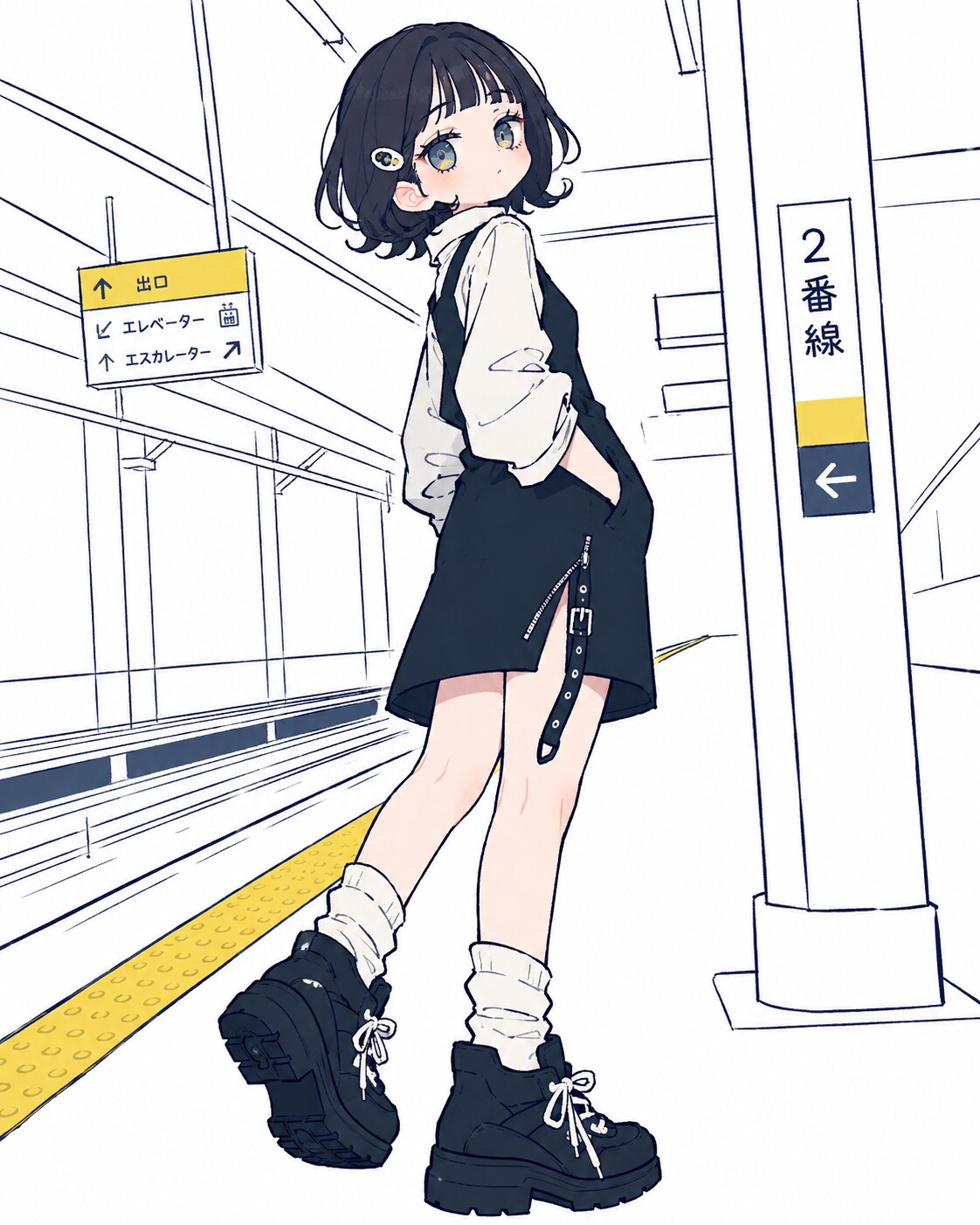 駅のホーム