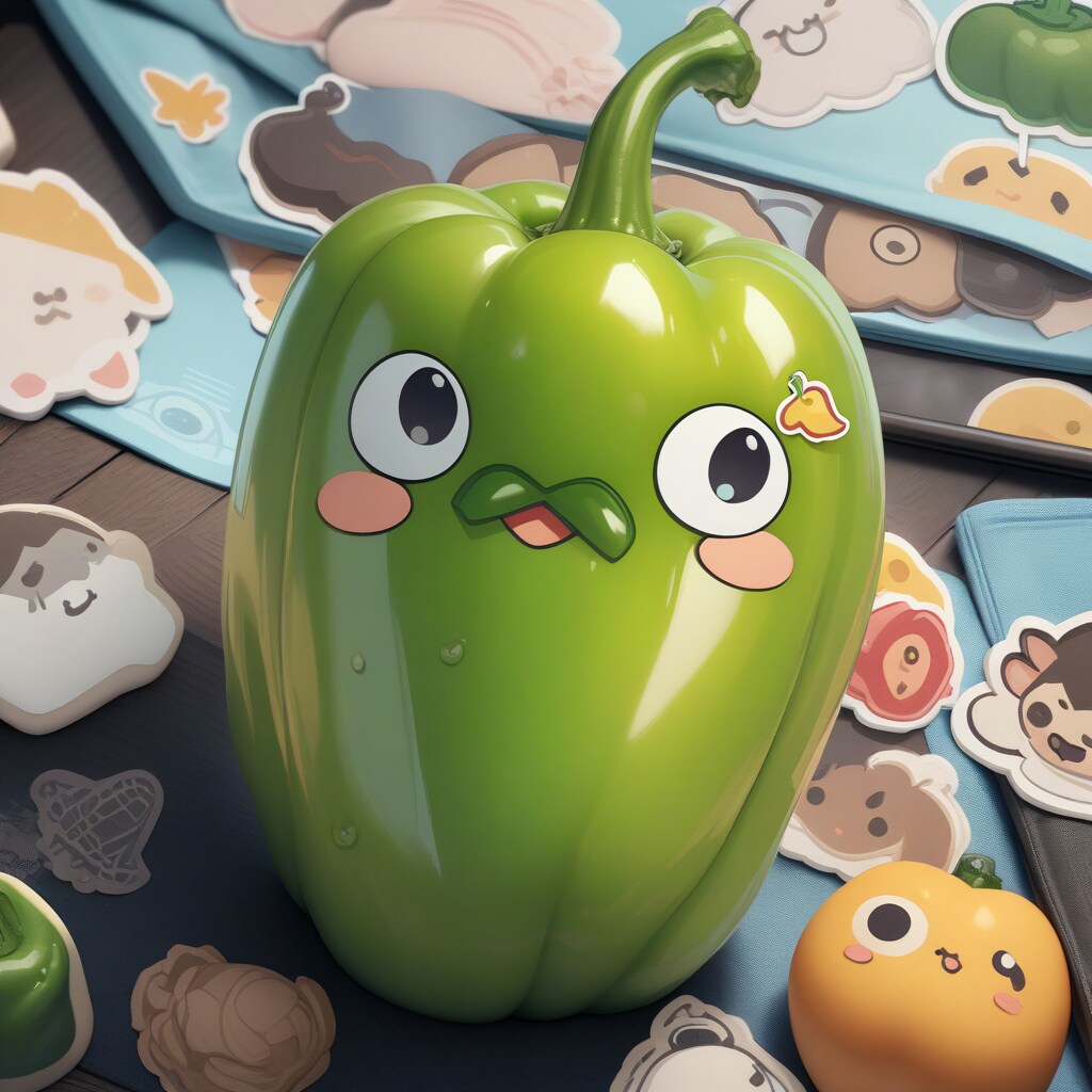 笑顔のピーマン