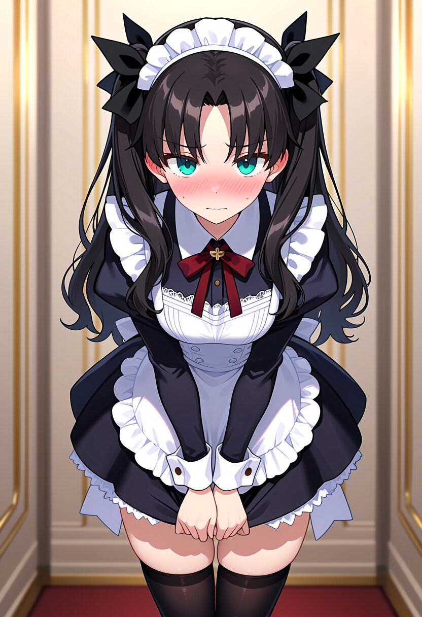 恥じらいメイドの奉仕