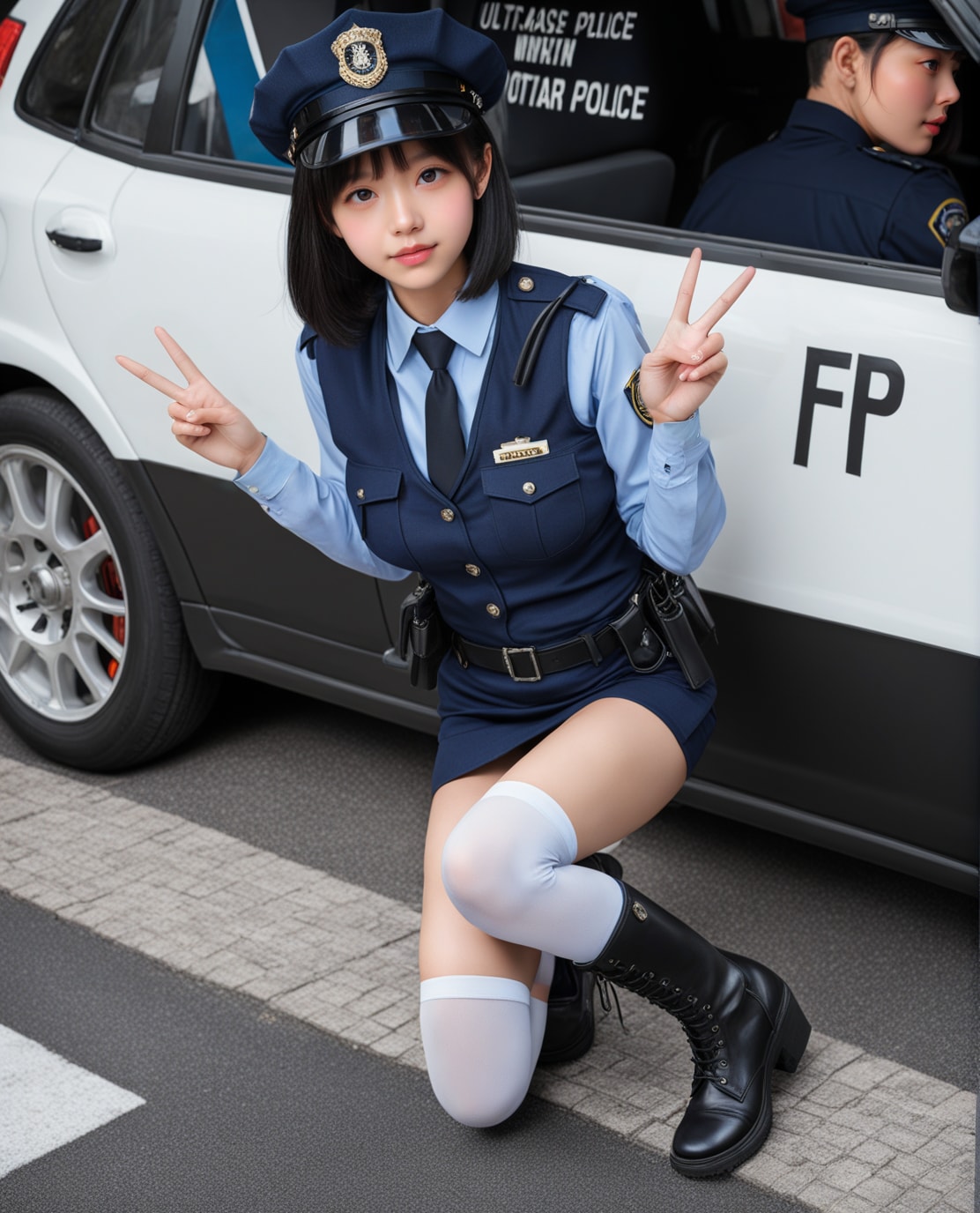 警察コスプレ | の人気AIイラスト・グラビア