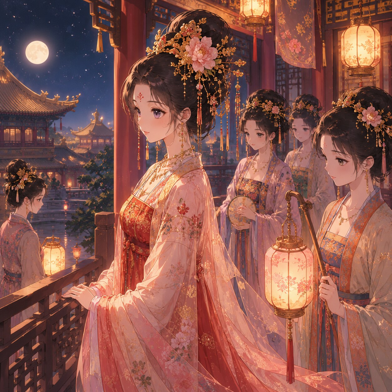 唐王朝の宮女