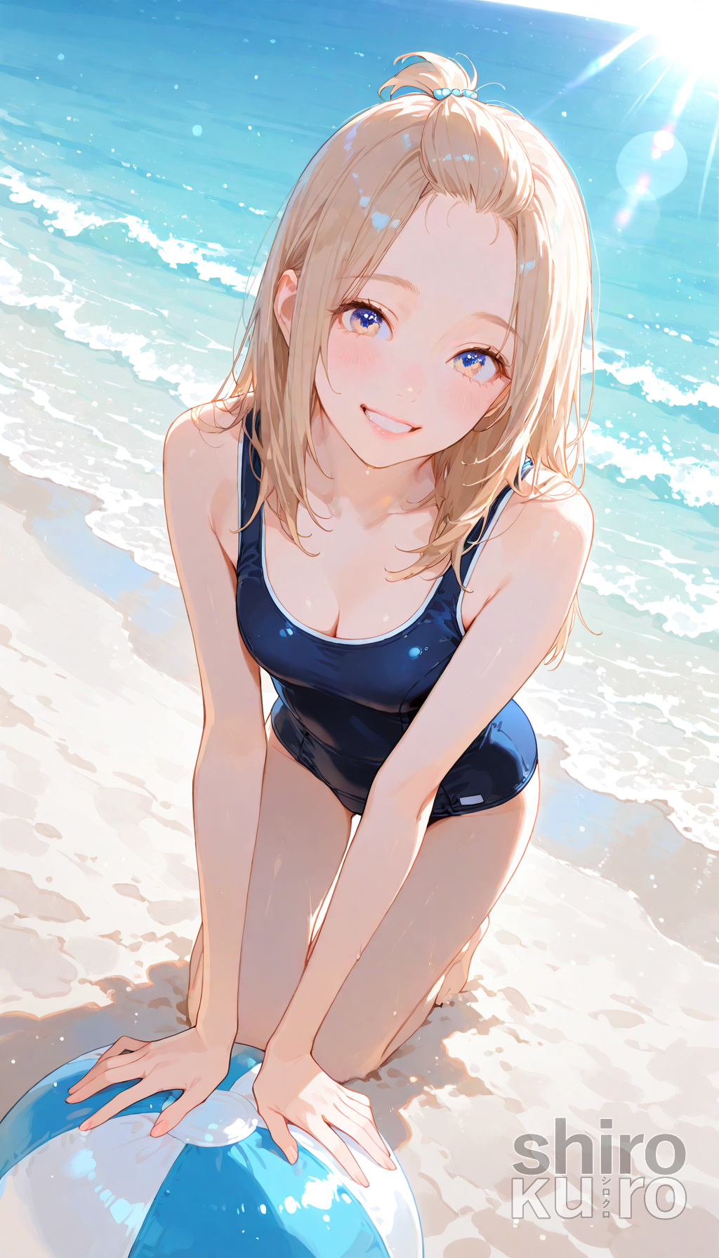 ただひたすらにスク水花蓮ちゃん