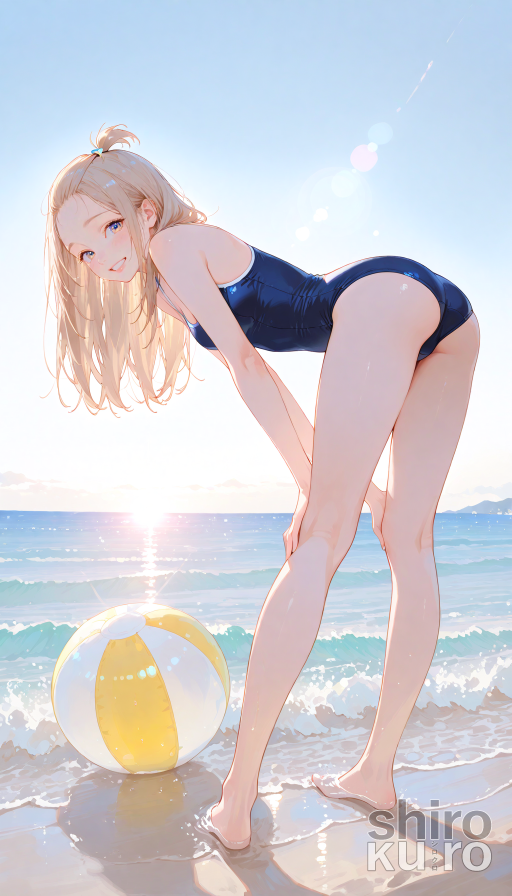 ただひたすらにスク水花蓮ちゃん