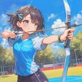 厨二系アーチェリー部員 4枚目