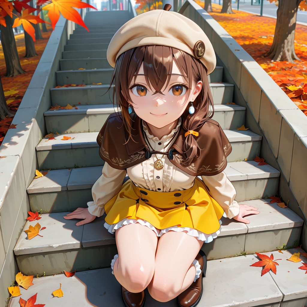 歩美 autumn fashion (4) | の人気AIイラスト・グラビア