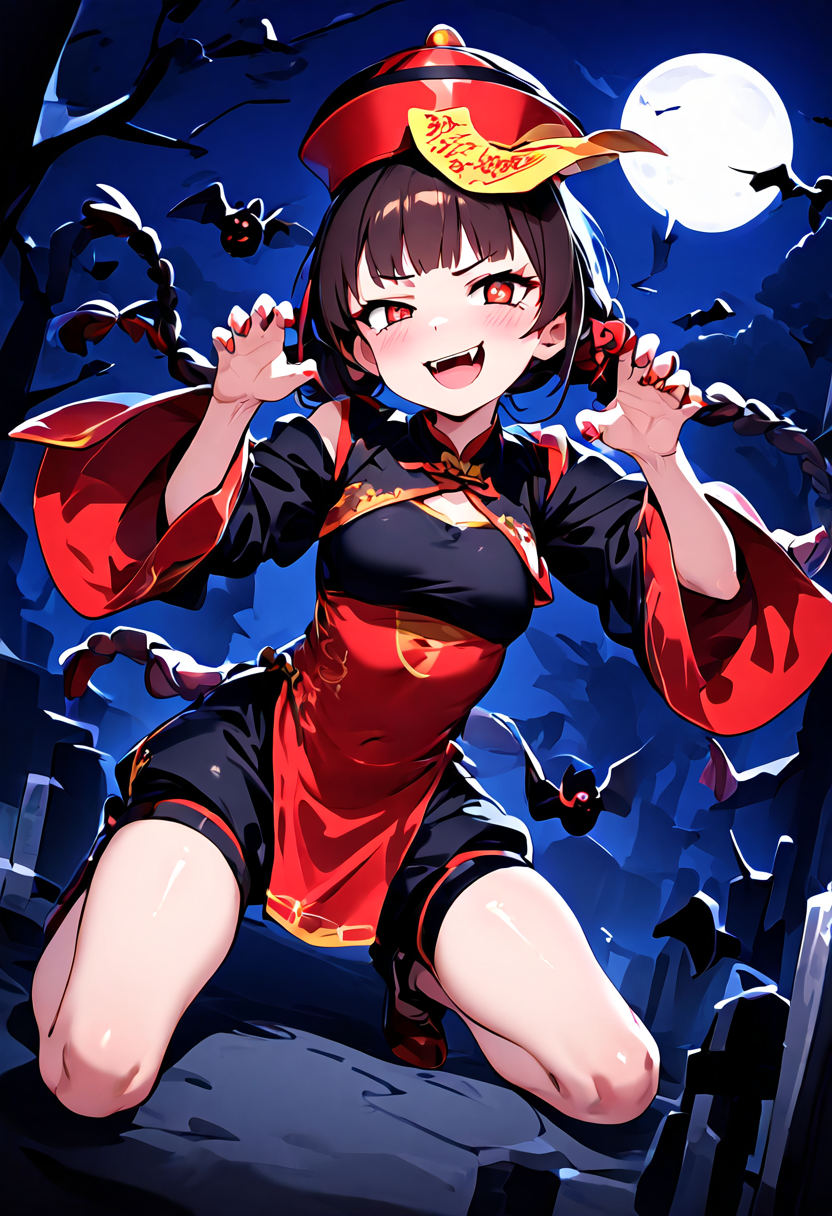 茜ちゃんのキョンシーコスプレ | の人気AIイラスト・グラビア