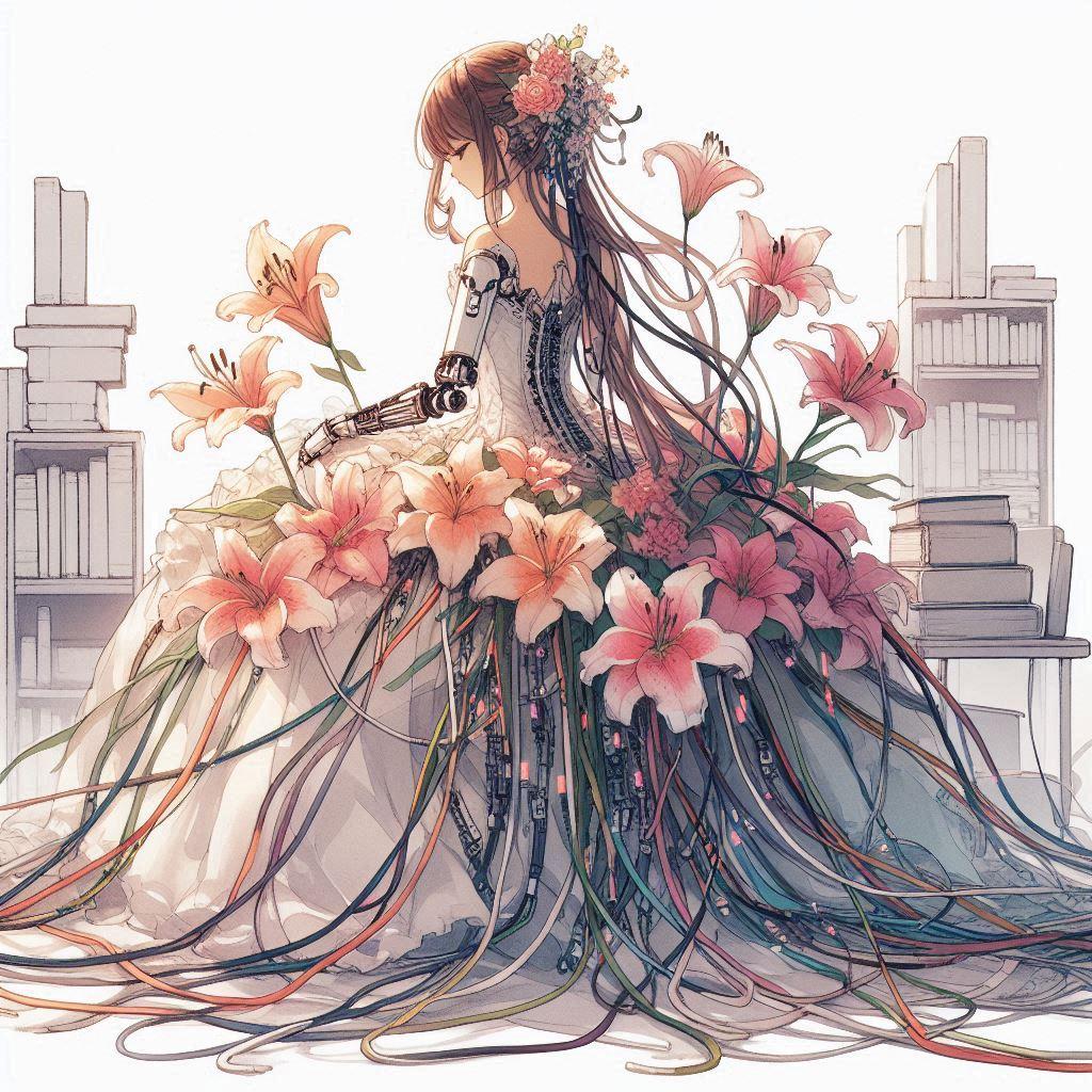 学習中の機械人形 | の人気AIイラスト・グラビア