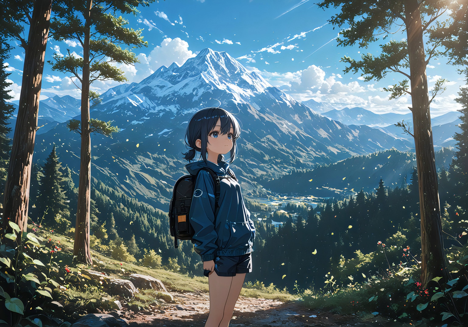 空と峰のあいだで | の人気AIイラスト・グラビア