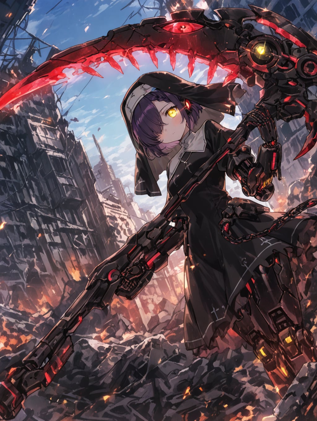 鎌に悪魔の目は最高に廚二心を燻るだろ