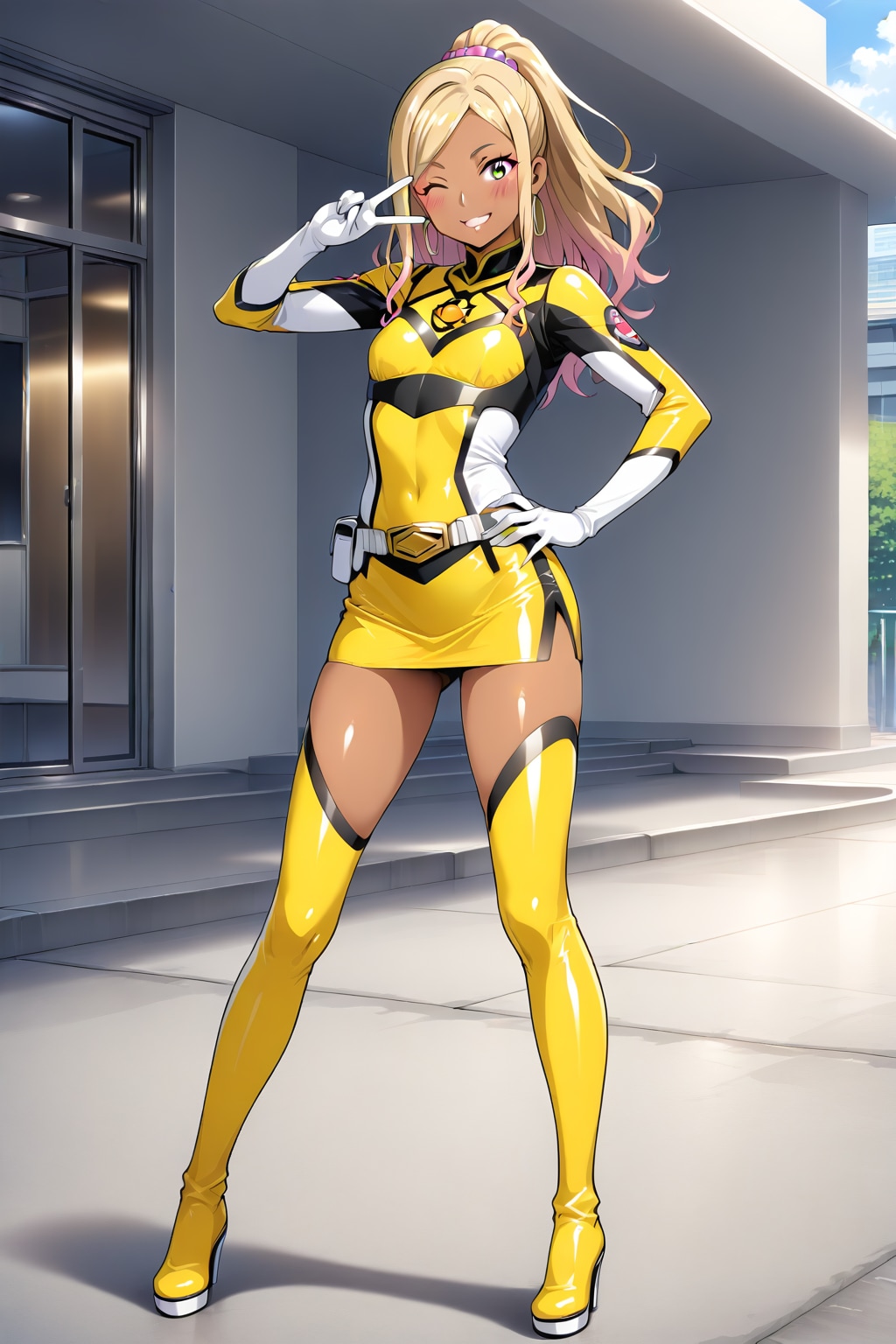 ギャル戦隊ヒロイン | の人気AIイラスト・グラビア