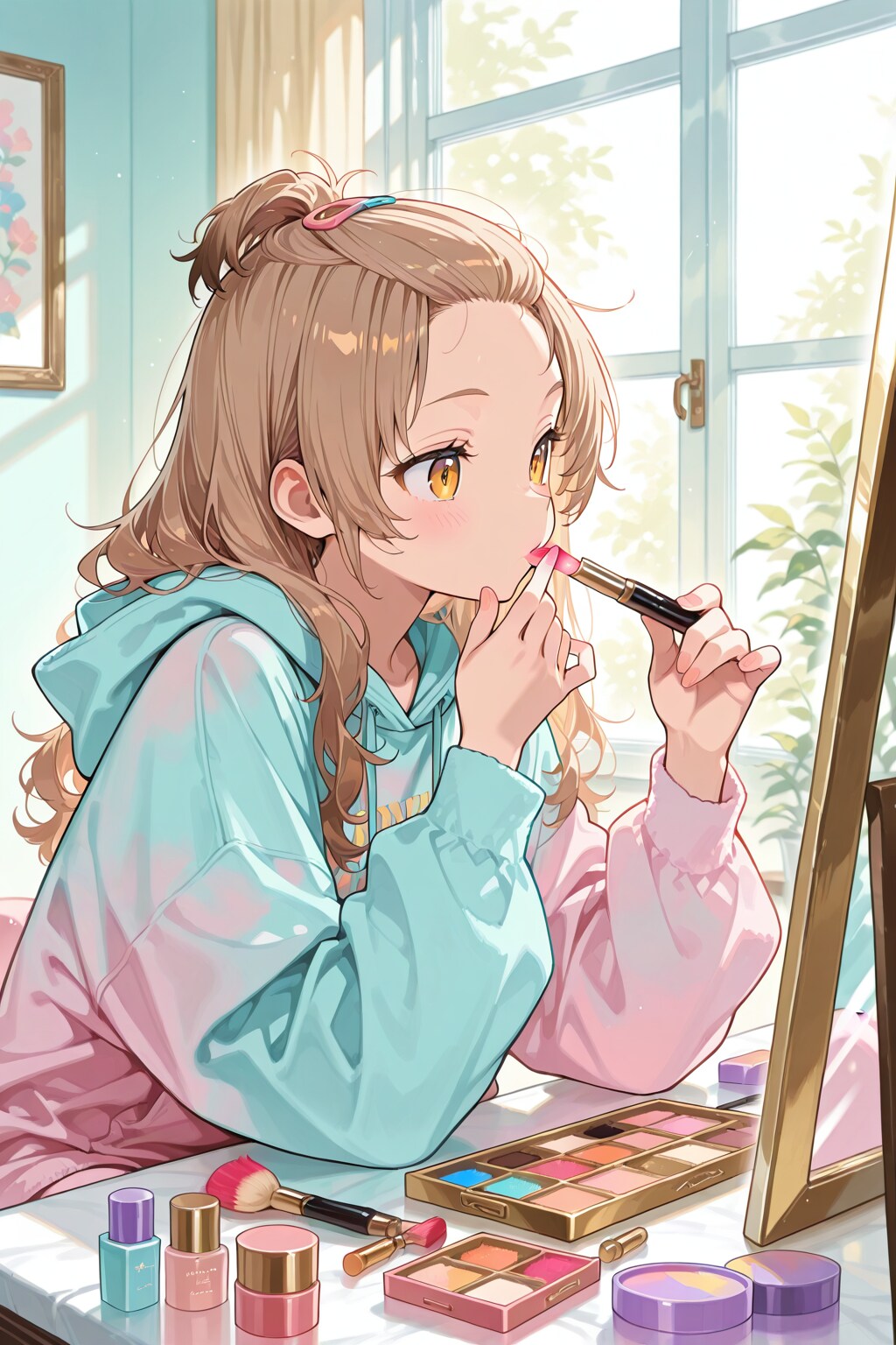 ギャルちゃんの気合いのメイク