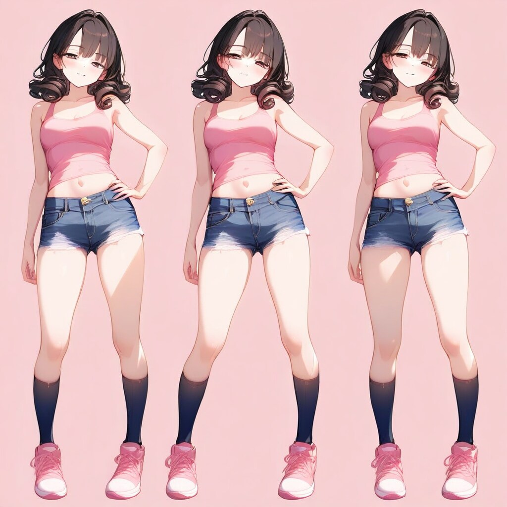 はい、同じポーズ