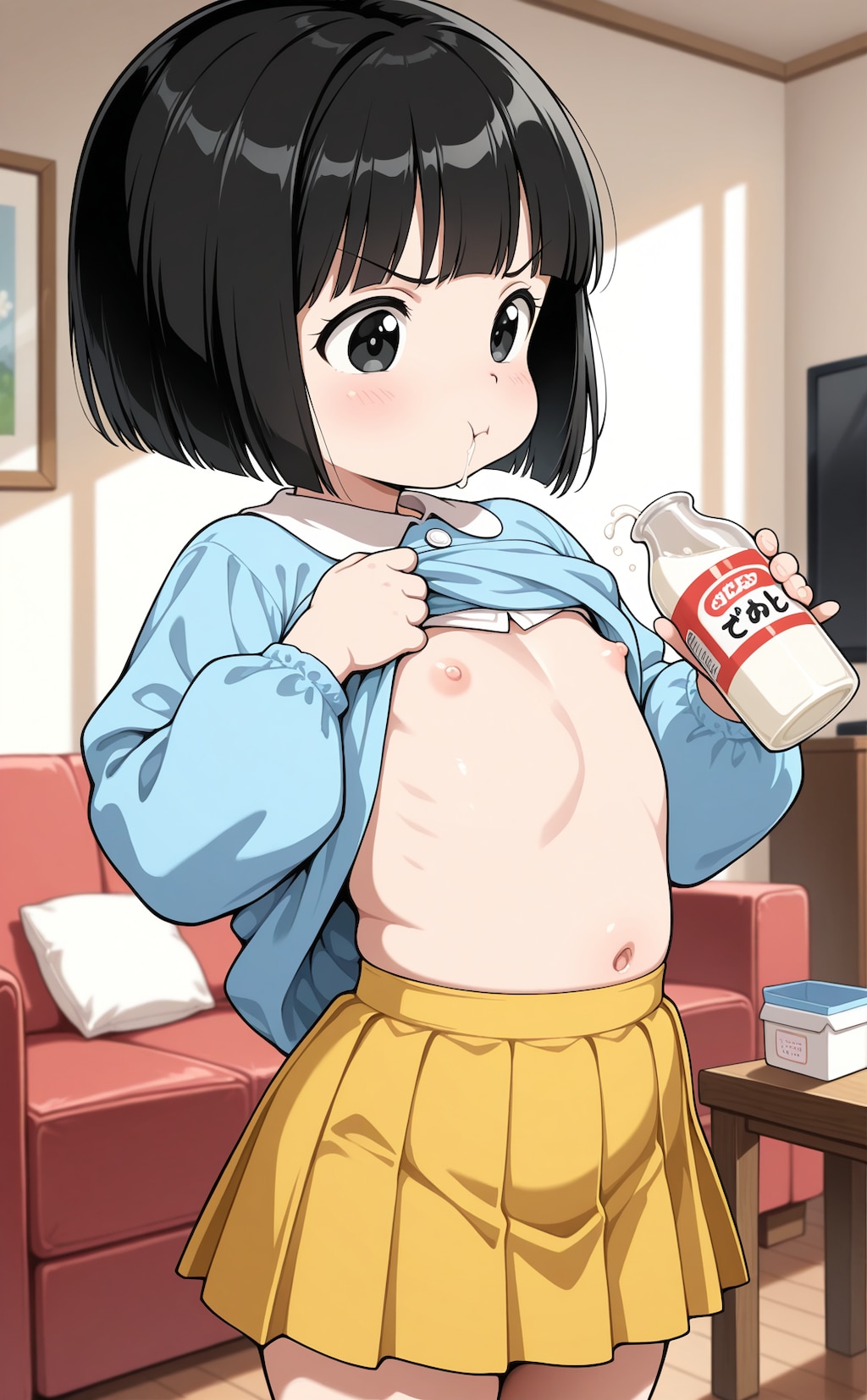 おおきくならない、ミルクたくさんのんでるのに…