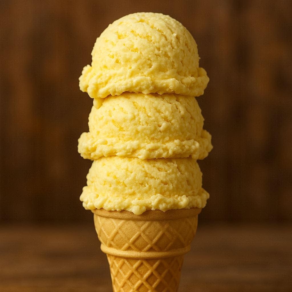 3段アイスクリーム