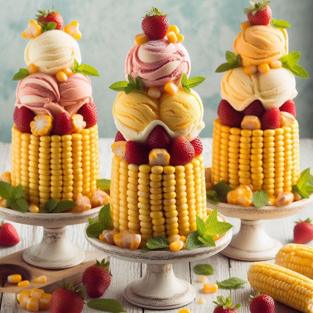 3段アイスクリーム