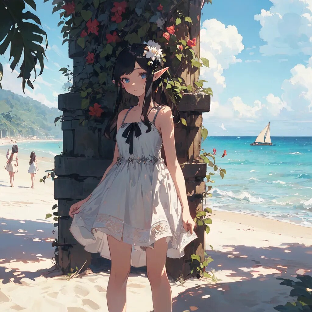 海の隠れ場所 | の人気AIイラスト・グラビア