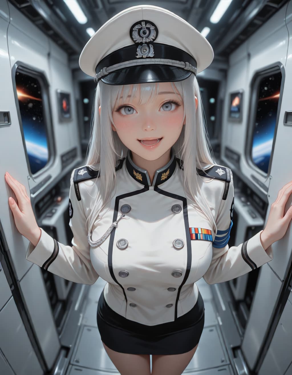 宇宙戦艦の指揮官
