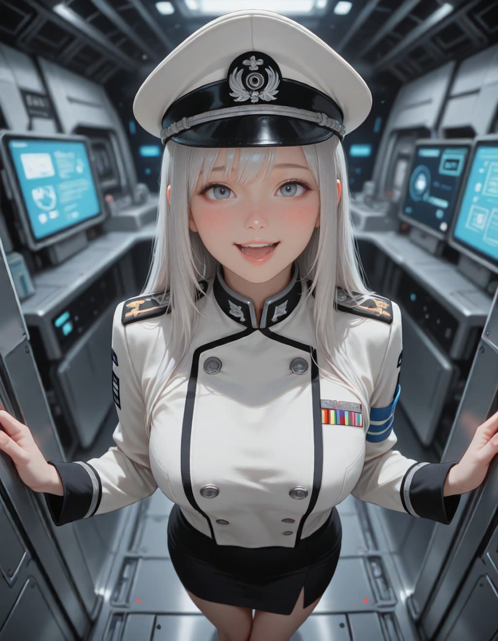 宇宙戦艦の指揮官