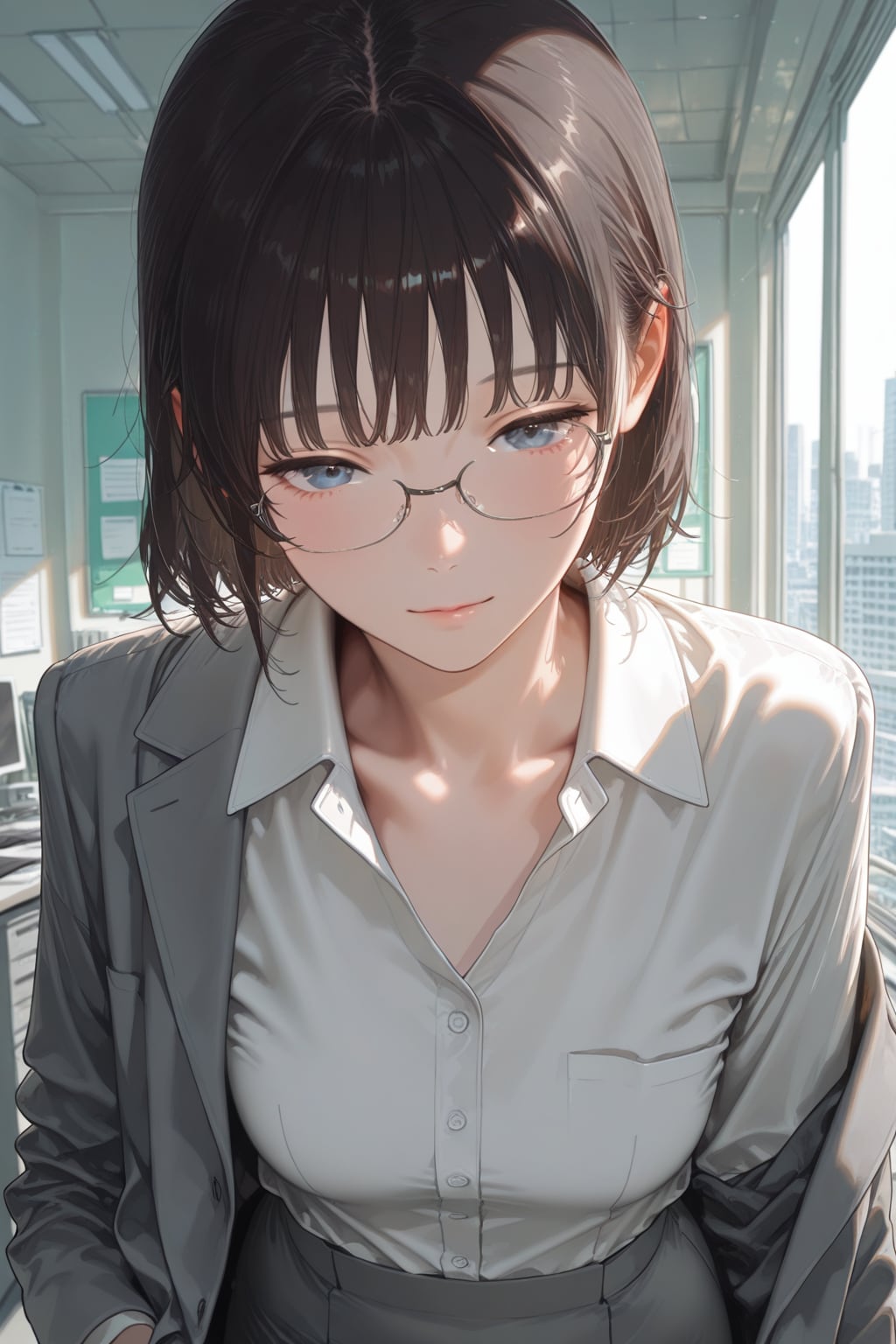 まとめ　オフィスの朝から夜 | の人気AIイラスト・グラビア