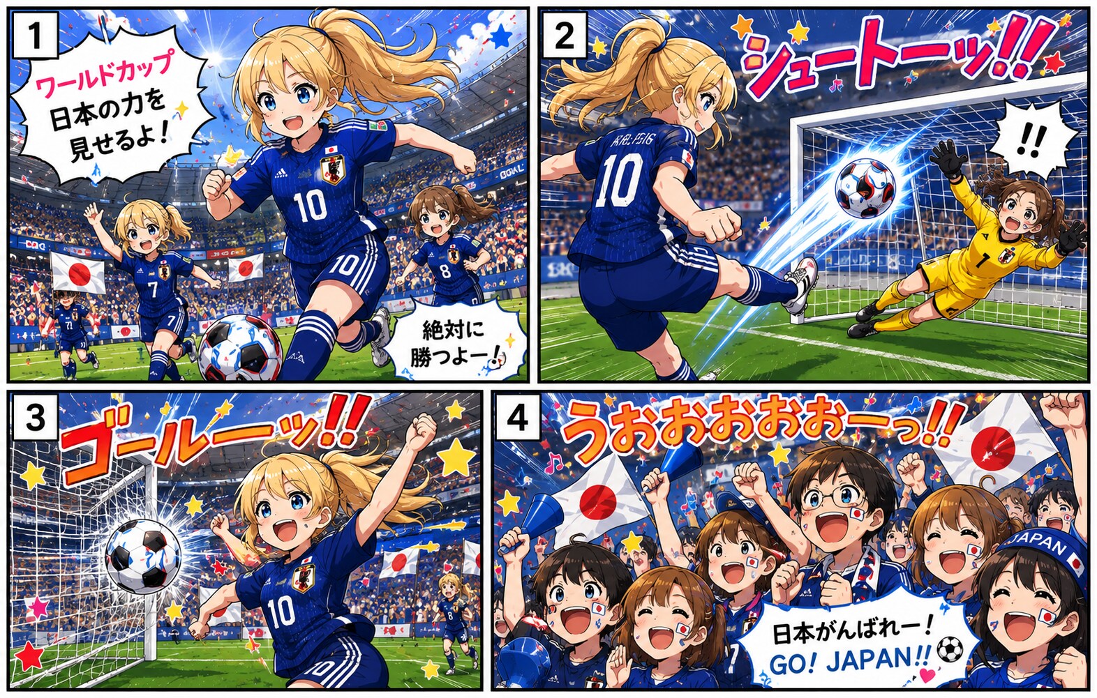 日本がんばれー