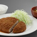 深夜食堂のメンチカツ定食 2枚目