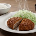 深夜食堂のメンチカツ定食 4枚目