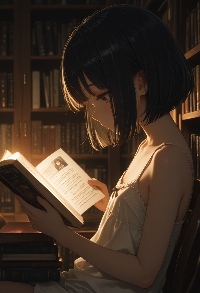 girl in library(8)