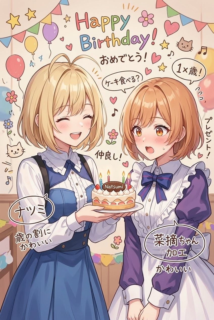 かわいいだけの菜摘ちゃん