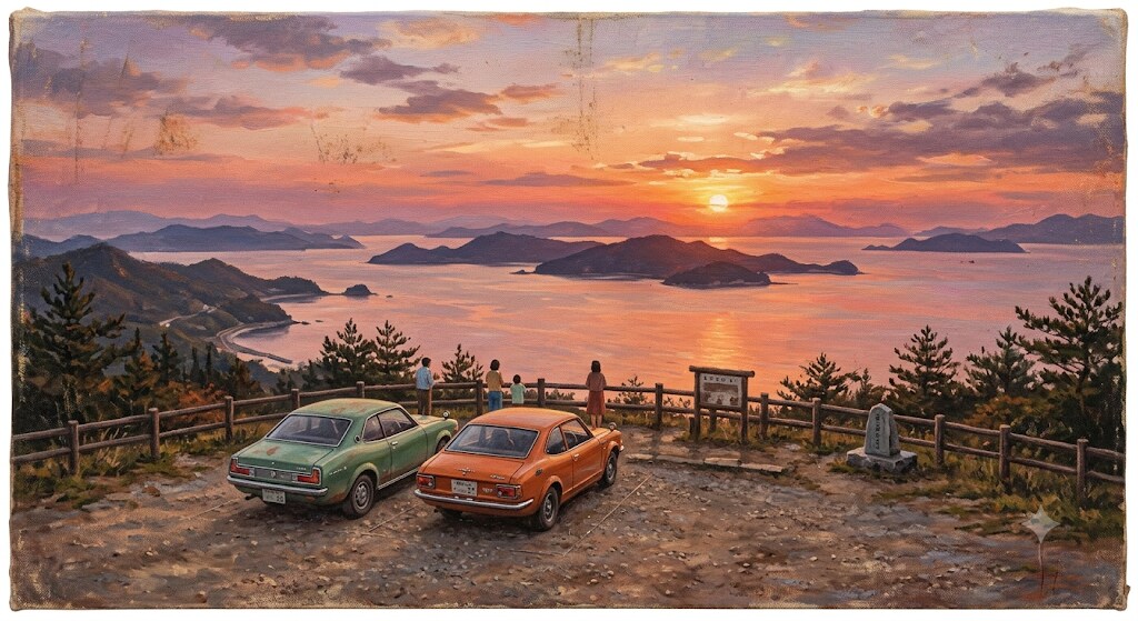 瀬戸内の夕陽