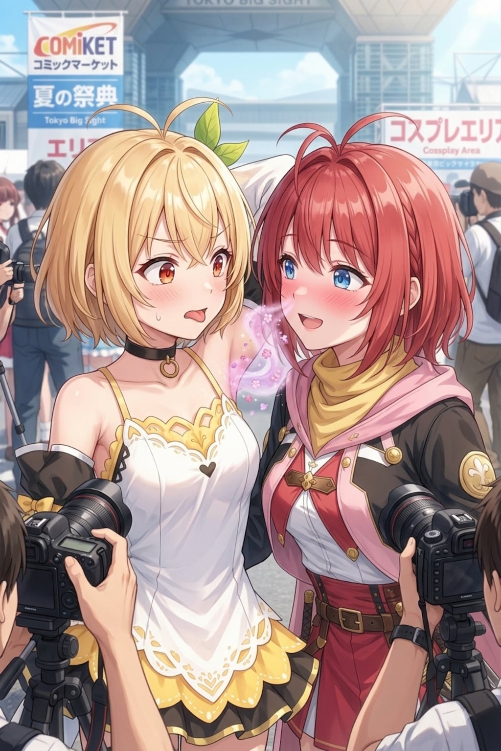 エドナ&ロゼ風コスではっぴーピース