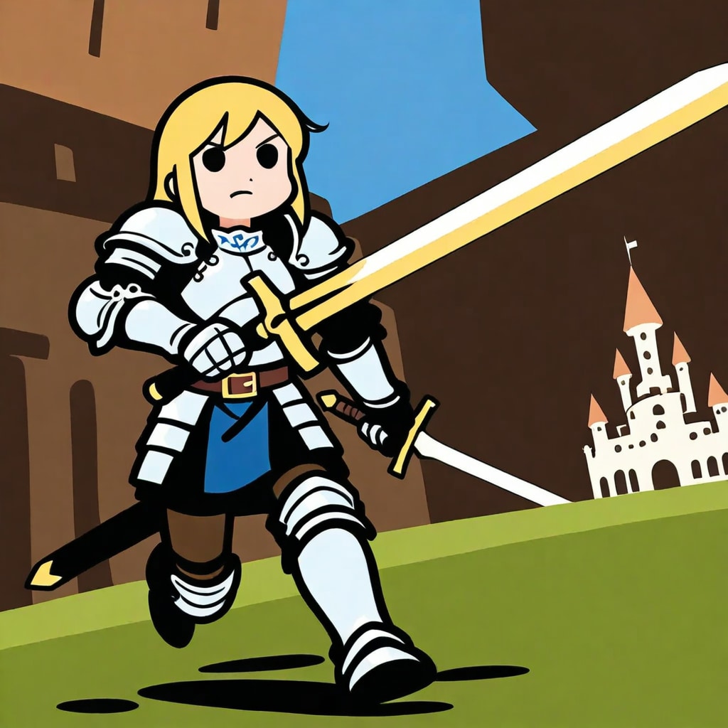 シンプル女騎士250617