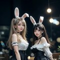 バニーメイド5（ふたりショット） 3枚目
