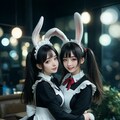 バニーメイド5（ふたりショット） 6枚目