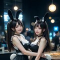 バニーメイド5（ふたりショット） 4枚目