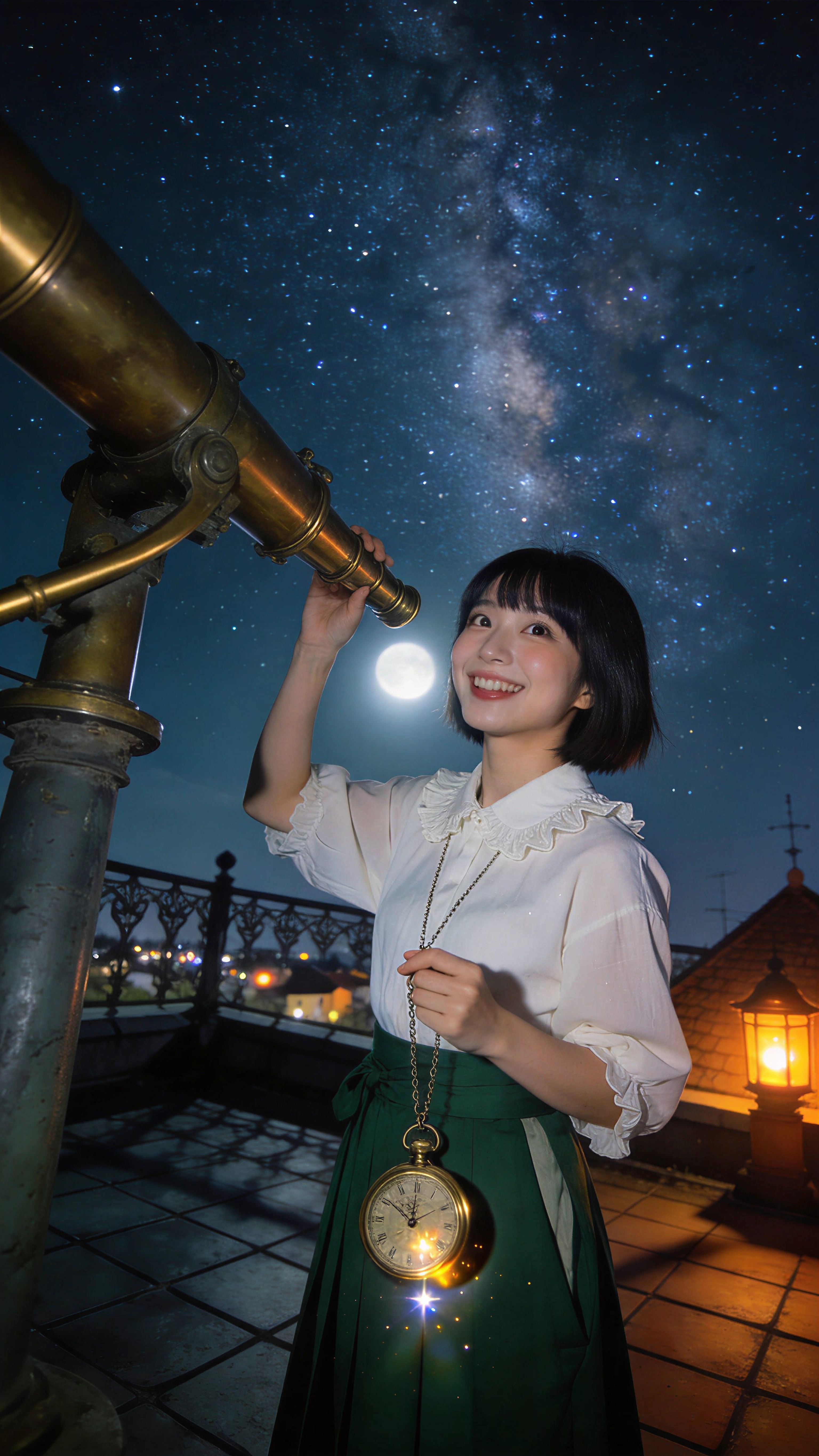 A Pocket Watch Beneath the Milky Way