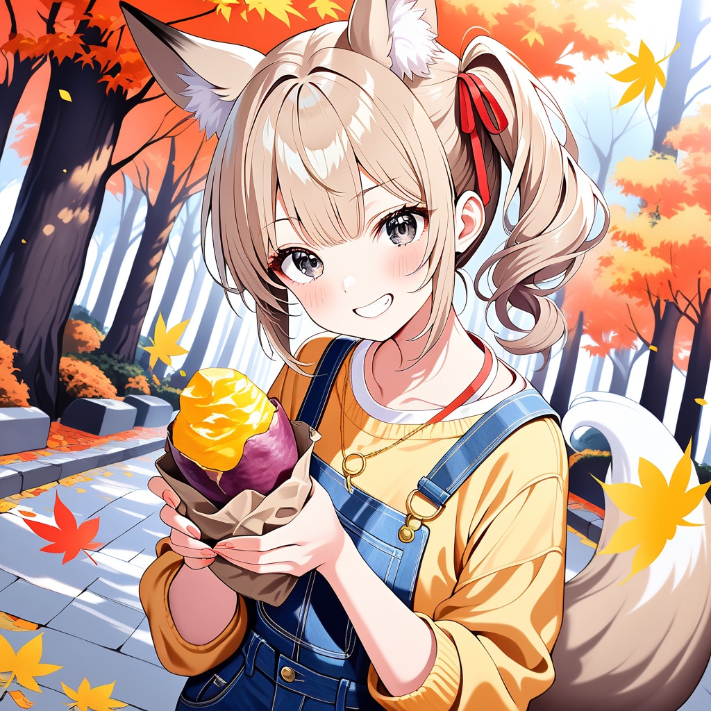 焼き芋と狐娘・三女