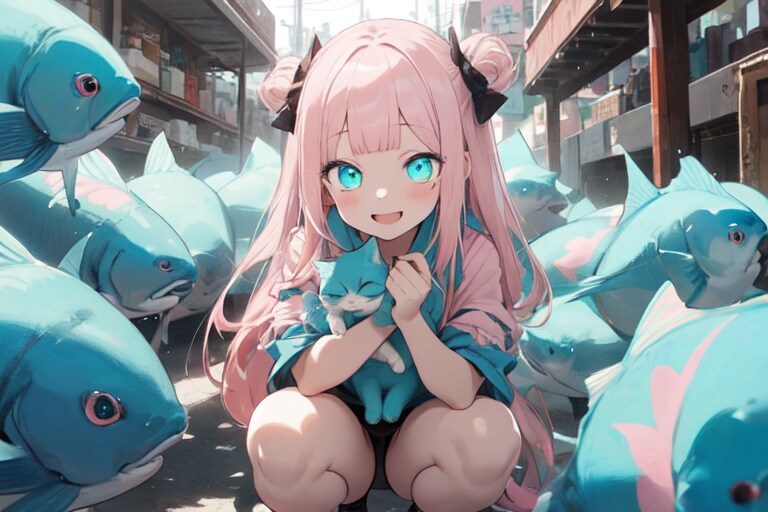 お魚いっぱいだぁ～♪