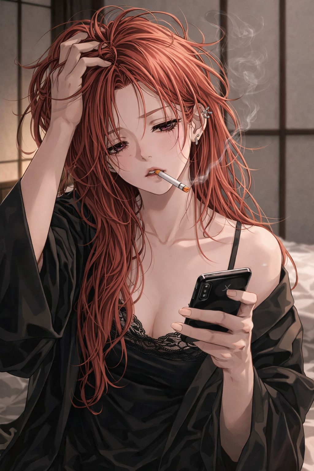 十朱リラは、まだ、夜の匂いを纏っている。