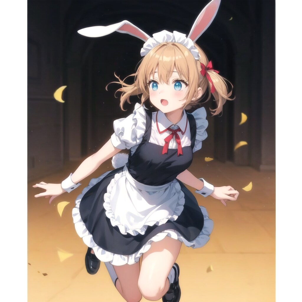 バニーメイド異世界への旅 | の人気AIイラスト・グラビア