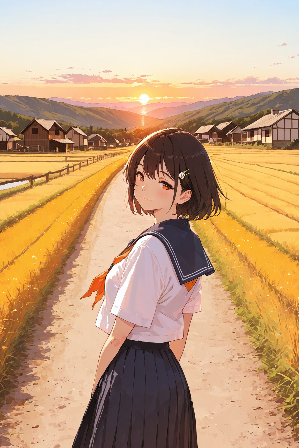 アプリコットな夕暮れ