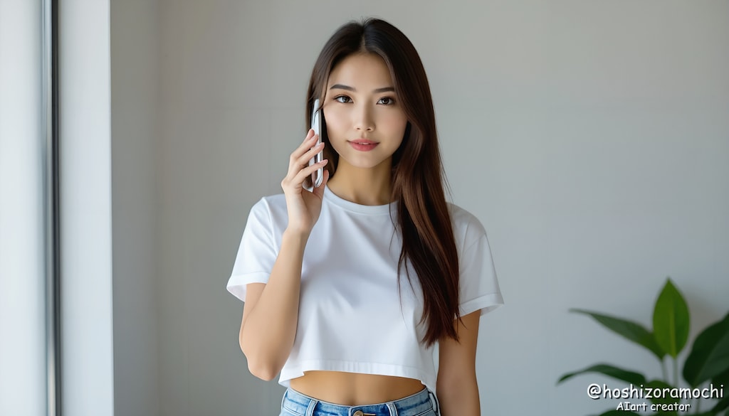 つながりの、静かな瞬間。 / A quiet moment of connection.