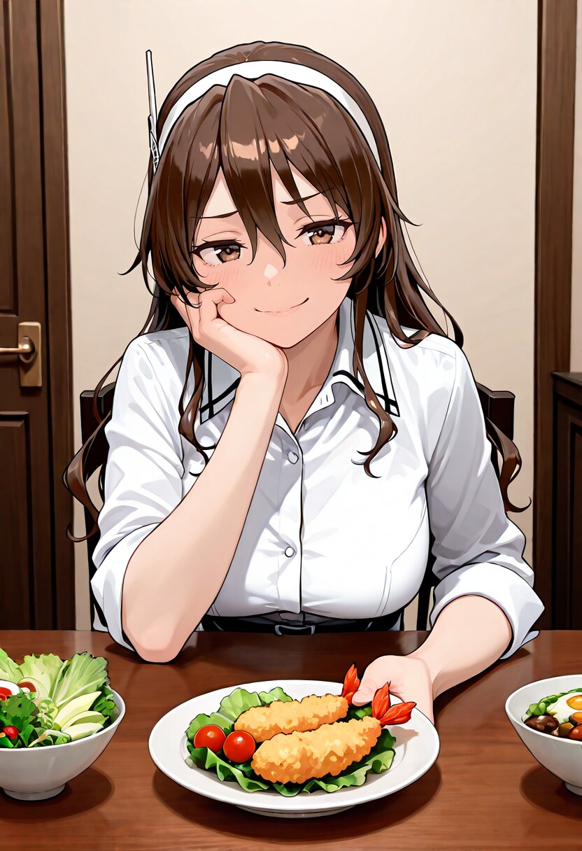 今日はエビフライにしてみたわ🍤