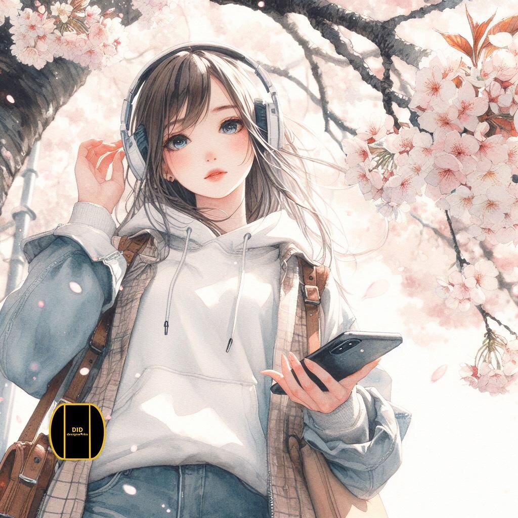 少女／桜