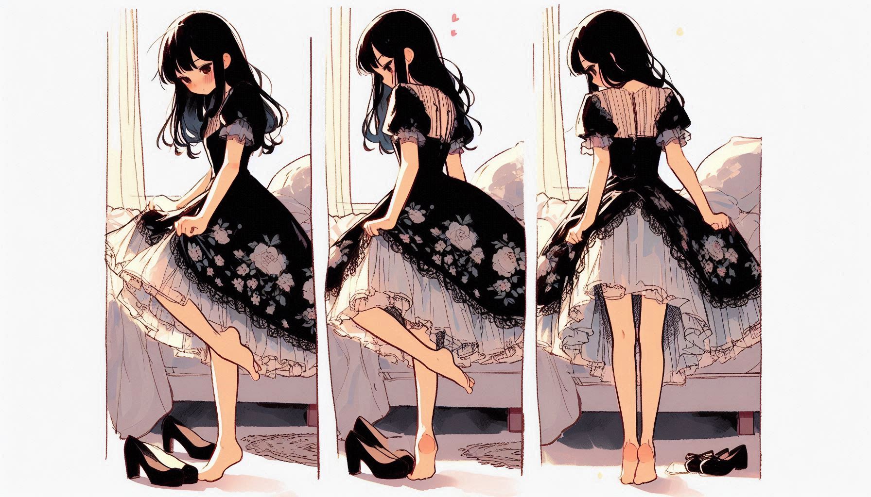 今夜のパーティの服選び